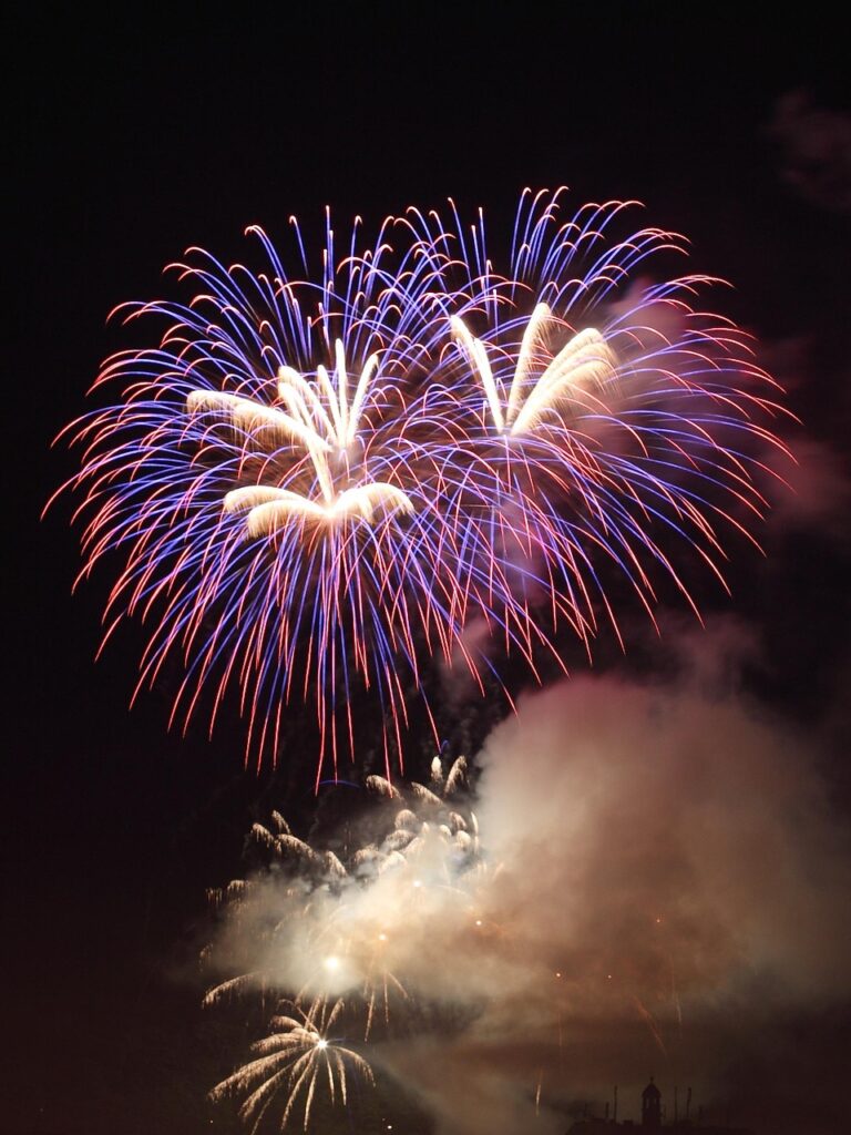 the fallout of fireworks 